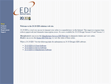 Tablet Screenshot of 2020edi.com